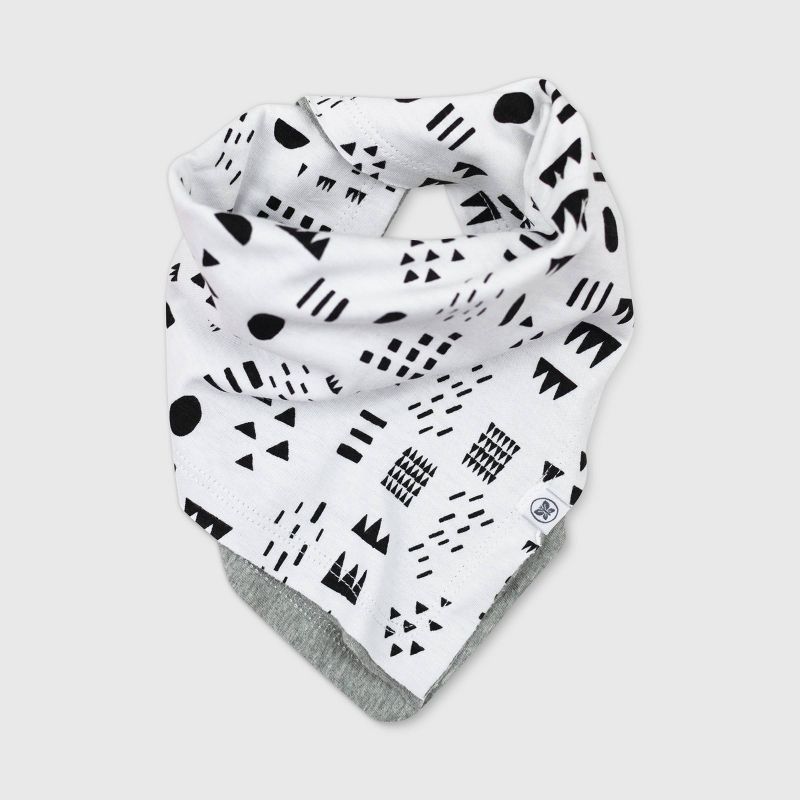 Honest Baby 3pk Organic Cotton Pattern Play Bandana Bib