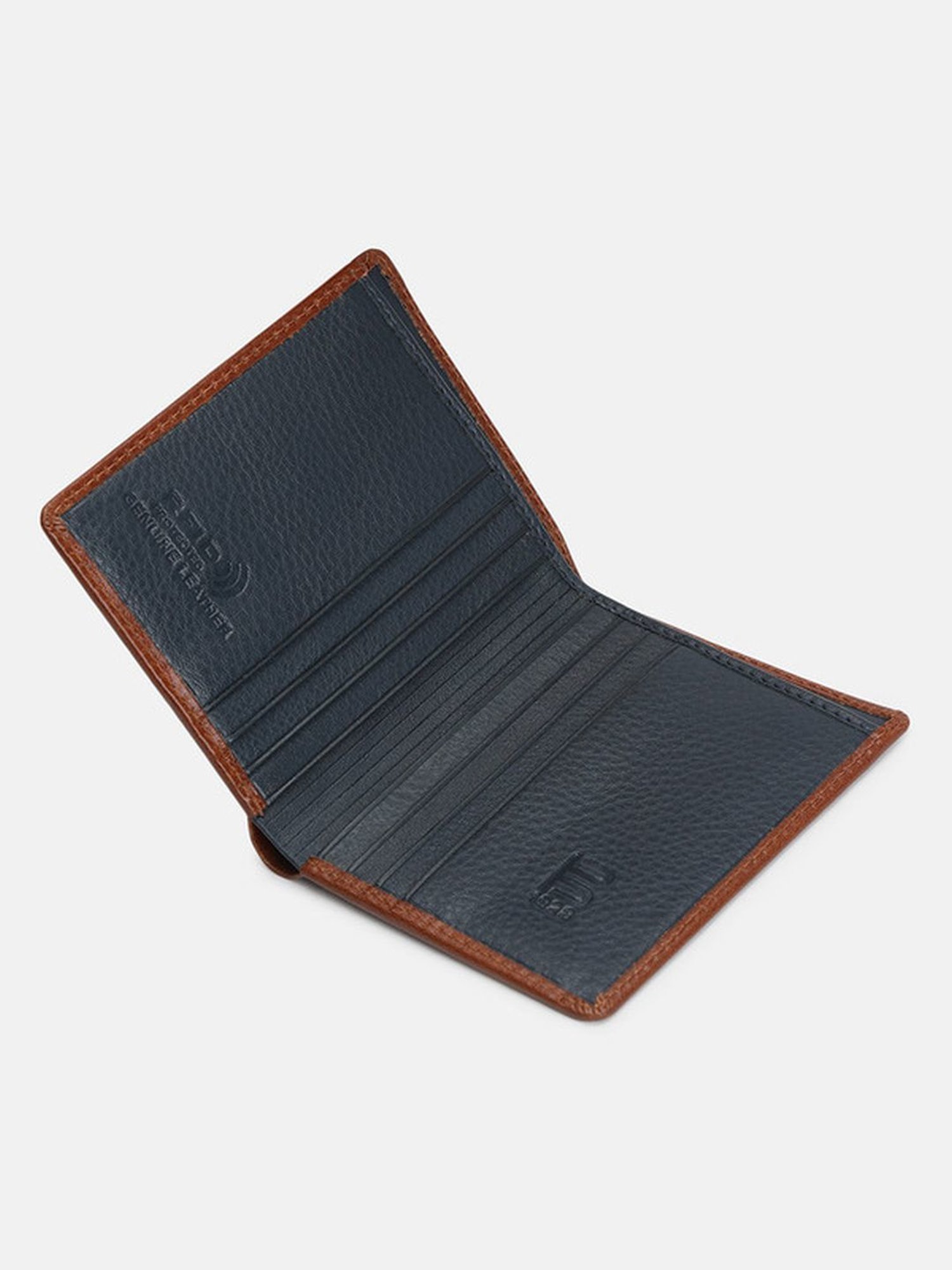 BAGATT Capua Brown Leather Solid Card Holder