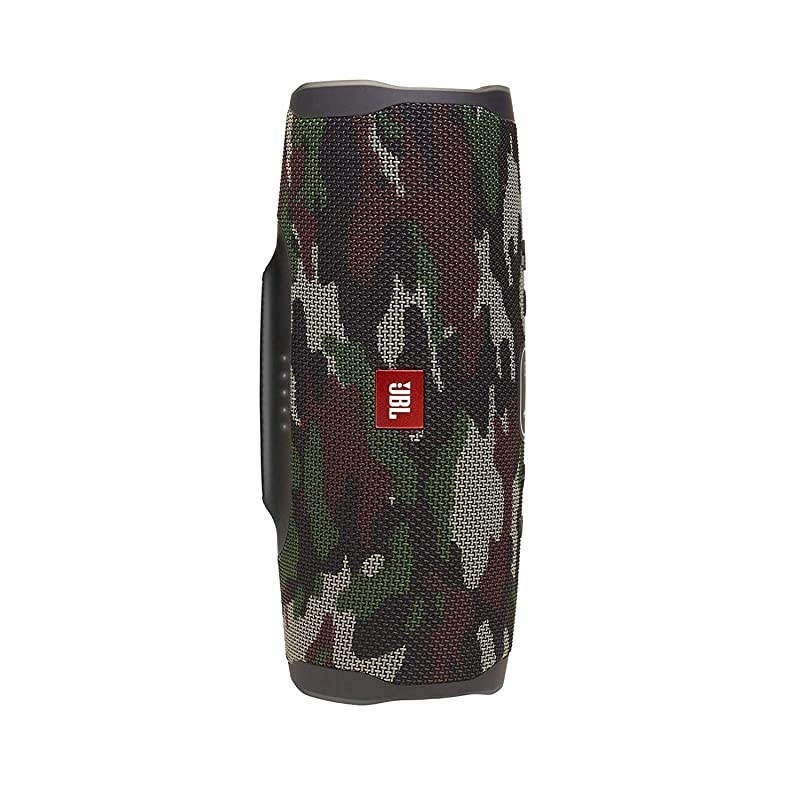 Charge 4 Waterproof Wireless Bluetooth Speaker Bundle with Portable Hard Case Camouflage