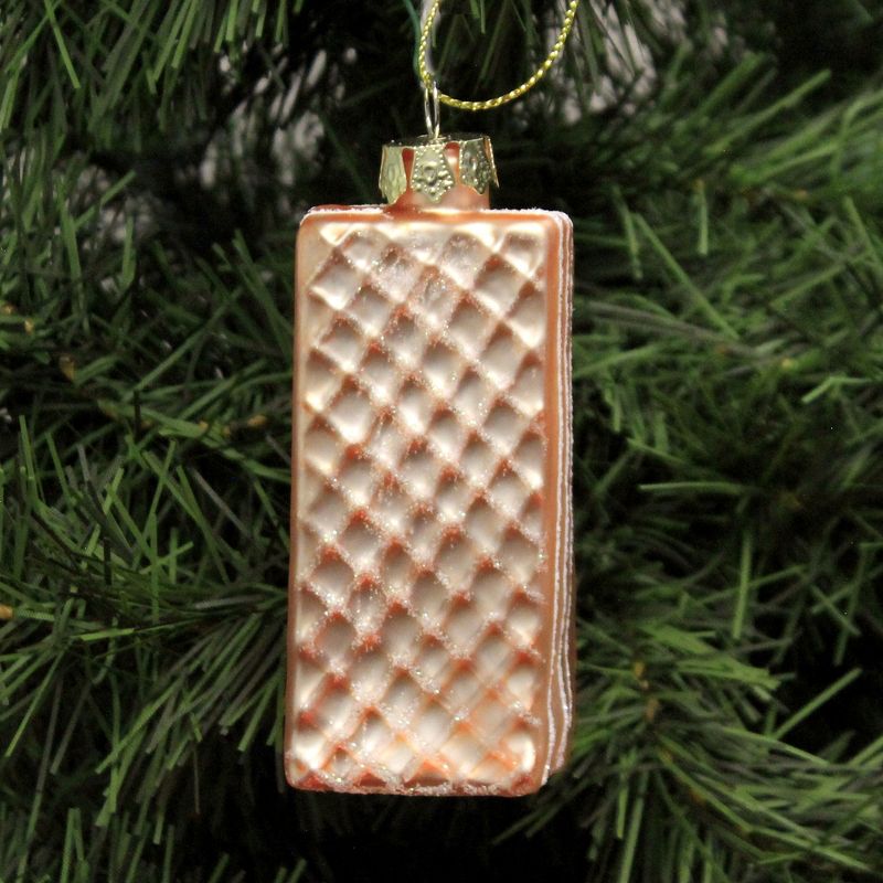 Holiday Ornament 3.5" Vanilla Wafer Cookie Sweet Treat Snack  -  Tree Ornaments