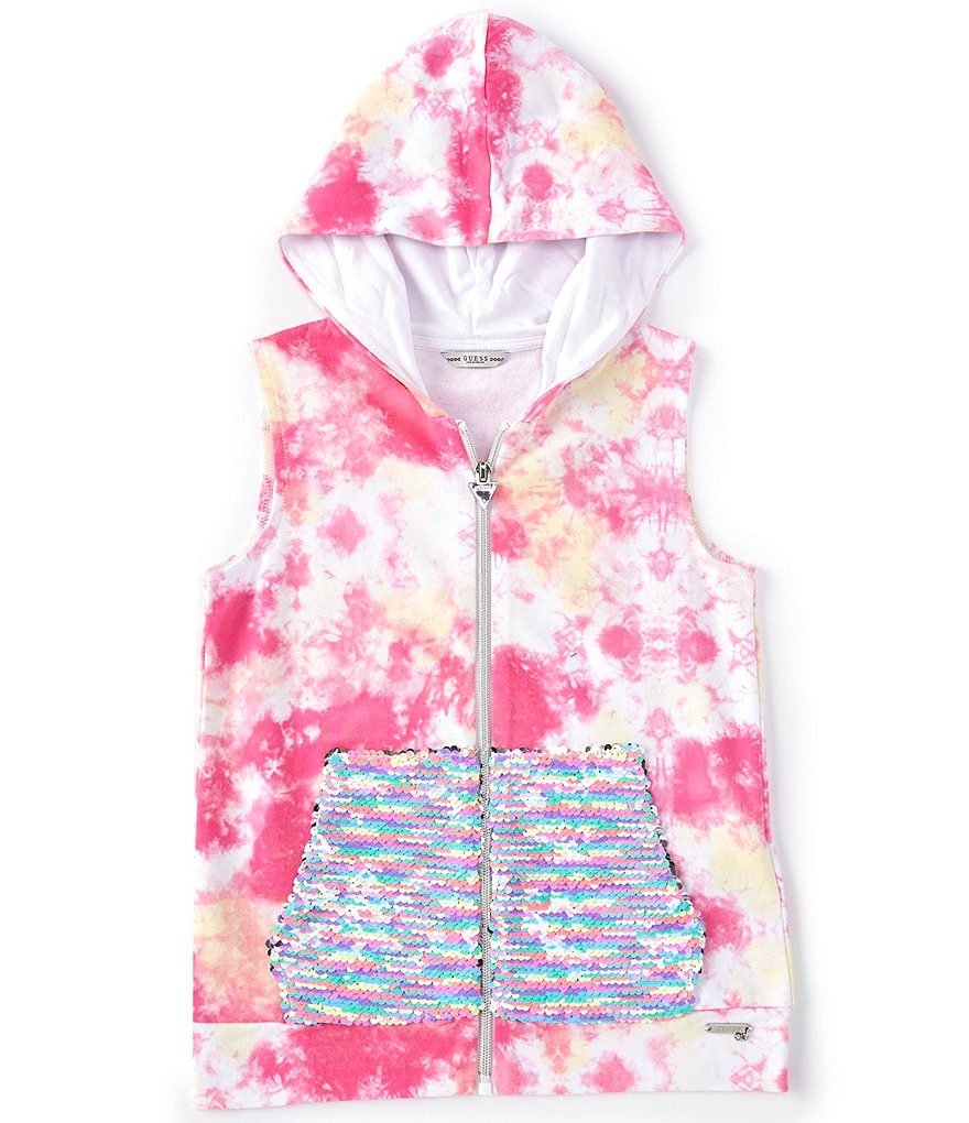 Dream Life Big Girls 7-16 Embossed Heart Cozy Hoodie