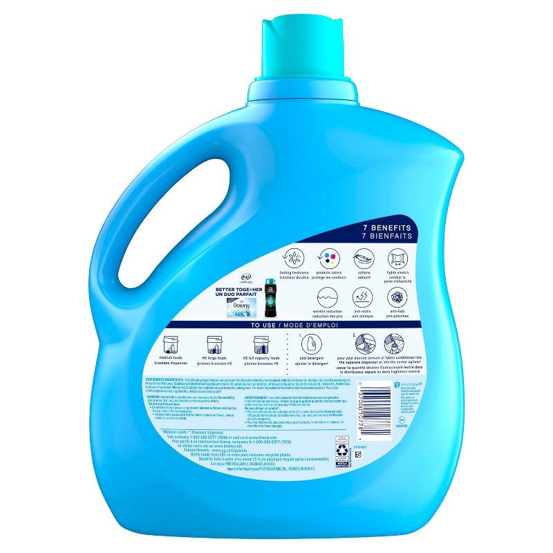 Downy Ultra Clean Breeze Liquid Fabric Conditioner - 129 fl oz