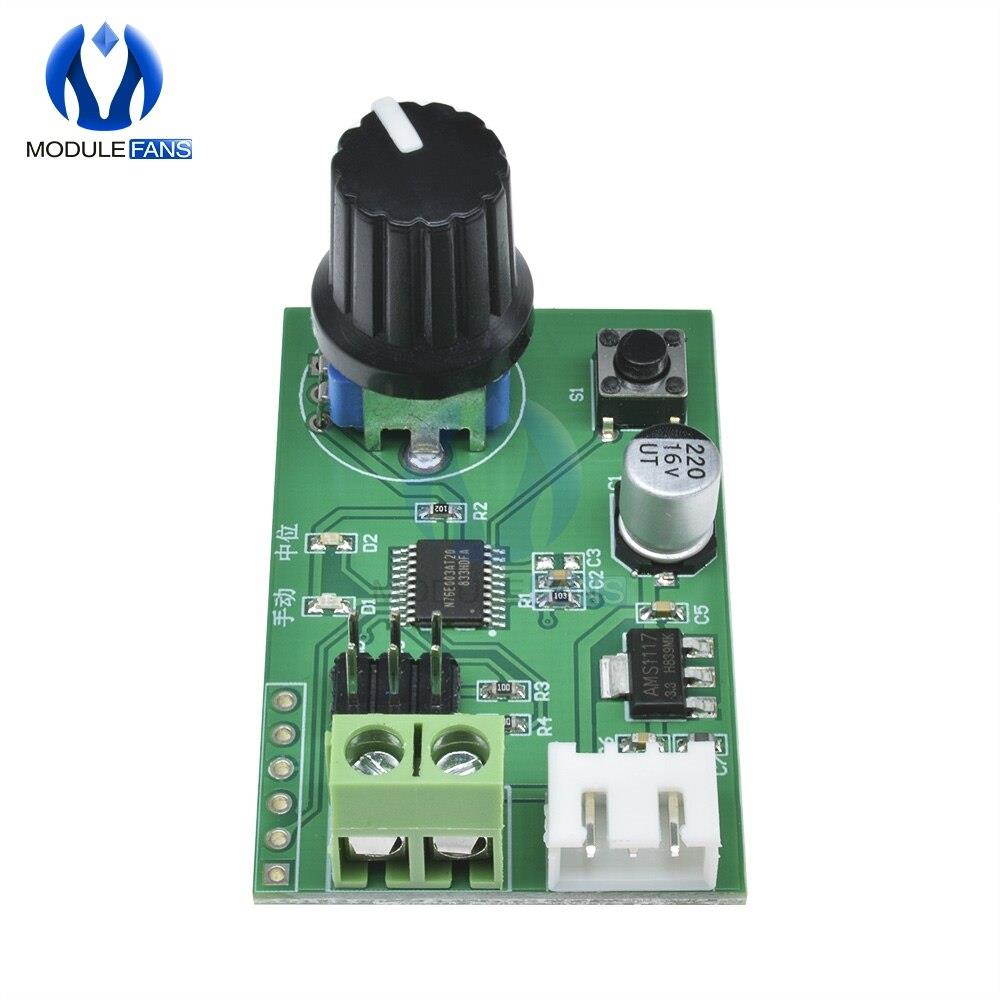 For MG995 SG90 Dual Servos Rotary Knob Serial Port Control Board MG995 SG90 Steering Gear Debugging Module for Futaba