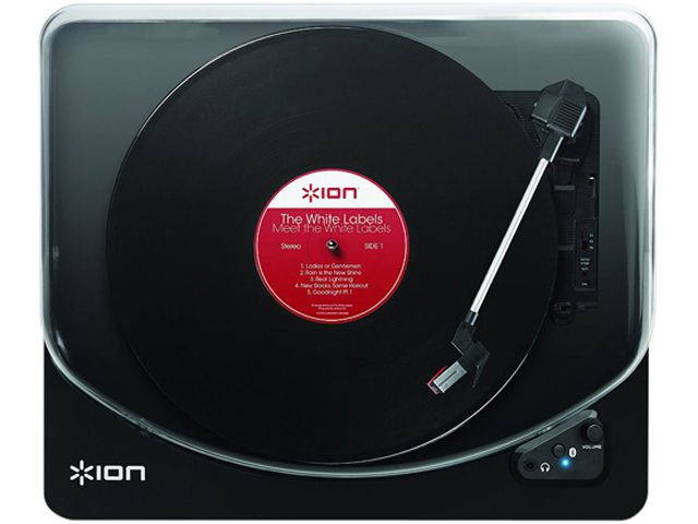 Ion Audio - IT55 - ION Air LP IT55 Record Turntable - 78, 45, 33.33 rpm - Piano Black