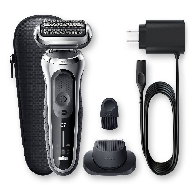 Braun Series 7 Flex Men's Rechargeable Wet & Dry Cordless Electric Foil Shaver 7020s