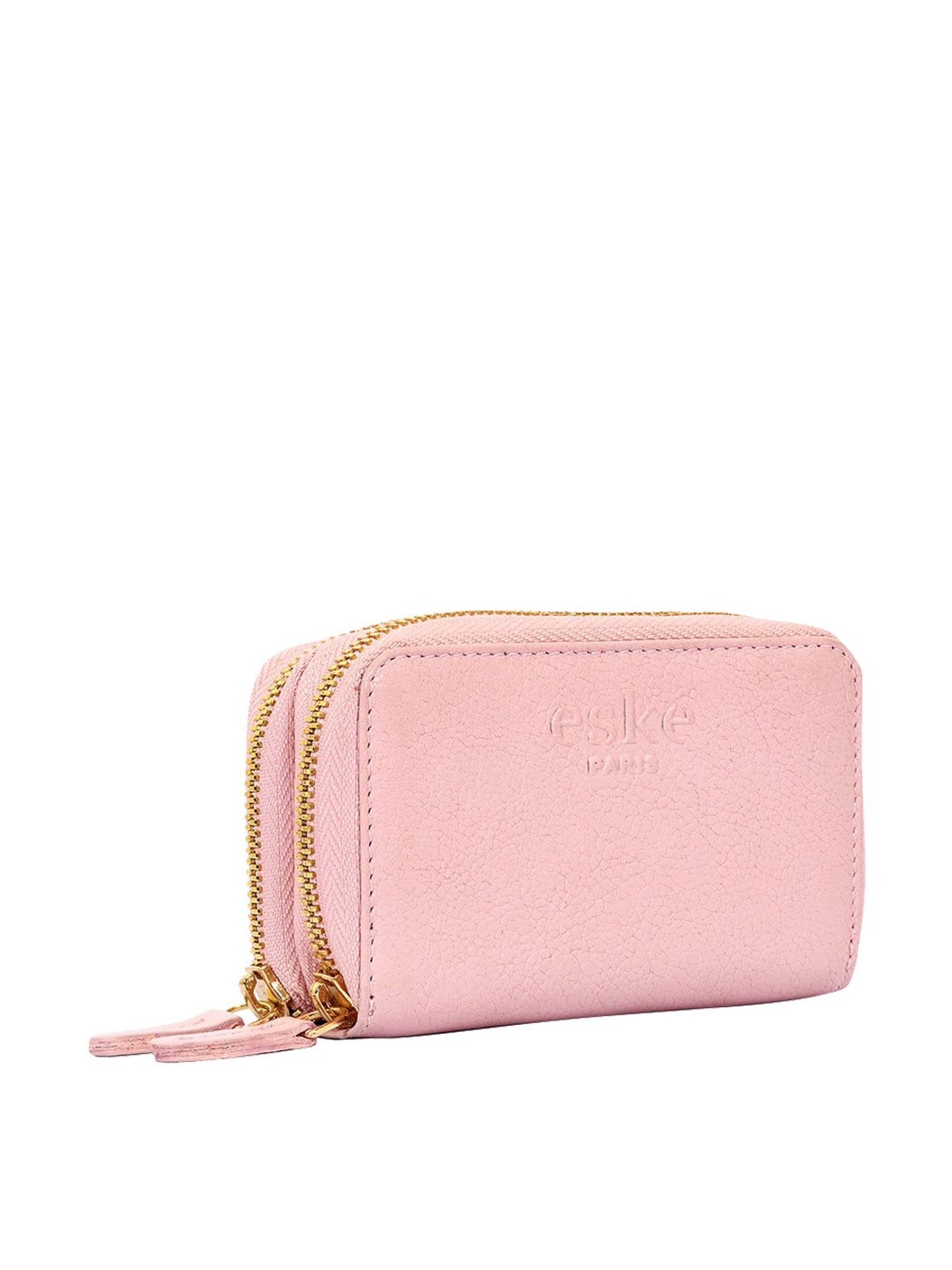 Eske Pink Leather Wallet for Women