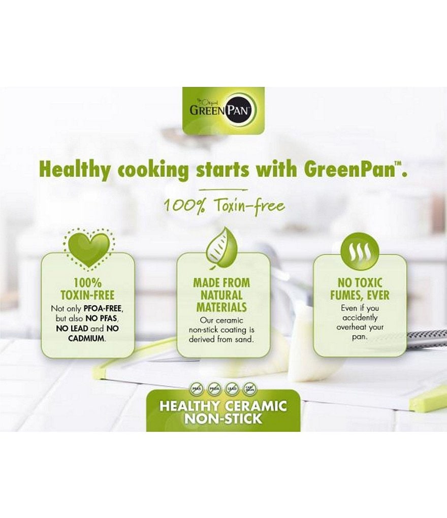 GreenPan Venice Pro Evershine Ceramic Non-stick 3.5-Quart Covered Chef's Pan