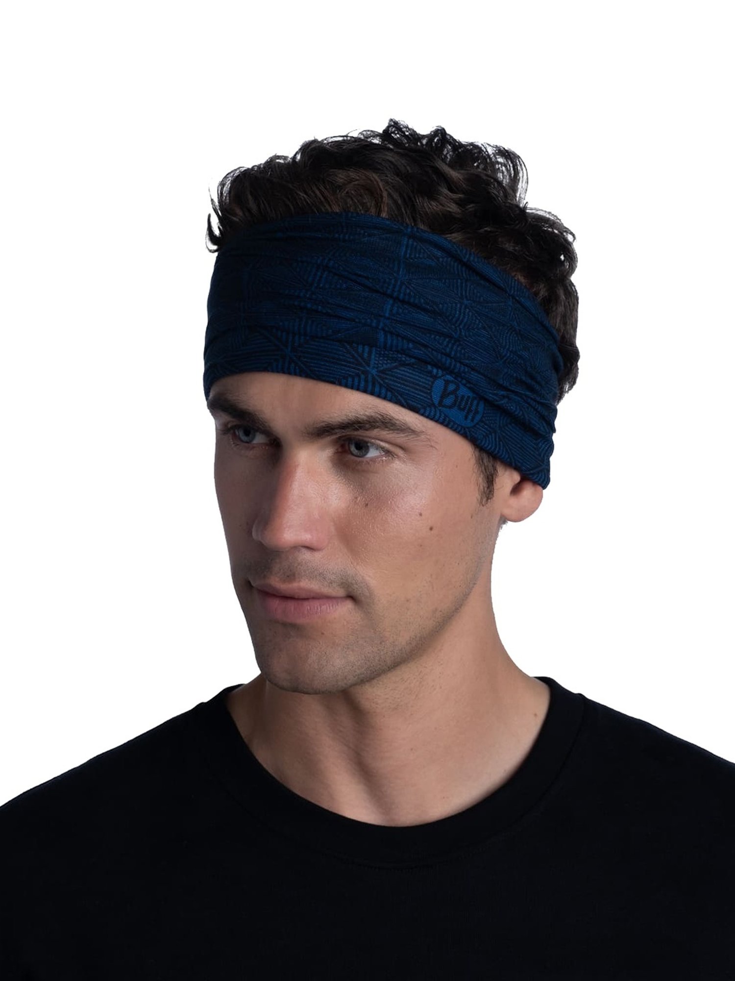 BUFF Navy Printed Bandana