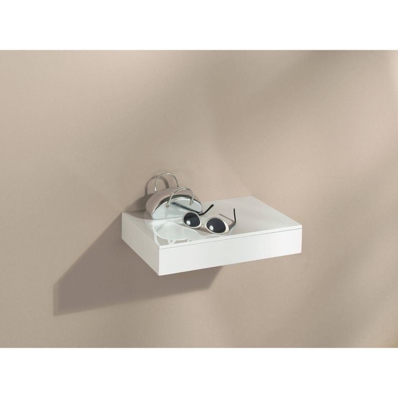 17.7" x 10" High Gloss Drawer Shelf White - Dolle Shelving