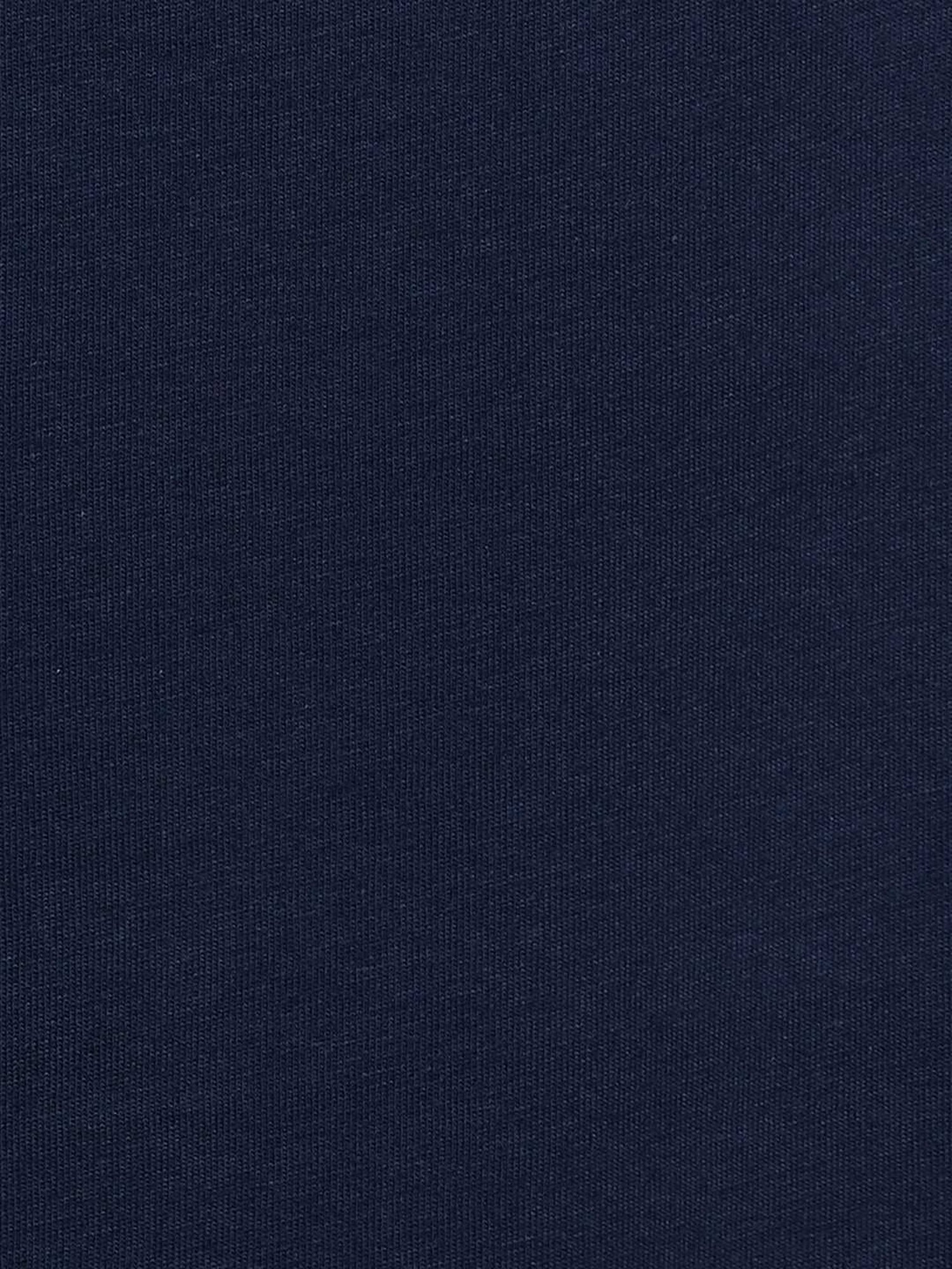 BOSSINI Navy Cotton Slim Fit Printed T-Shirt
