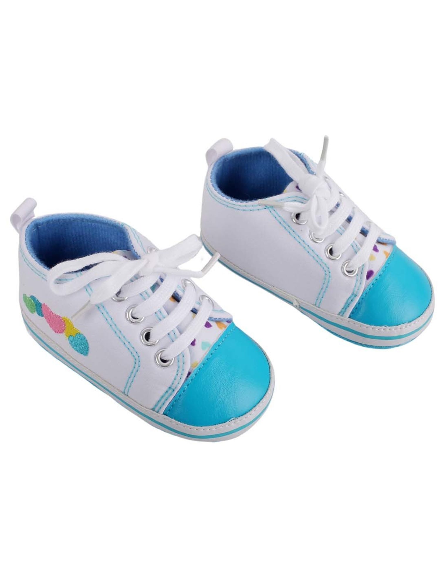 Baby Moo Kids Brown & White Velcro Shoes