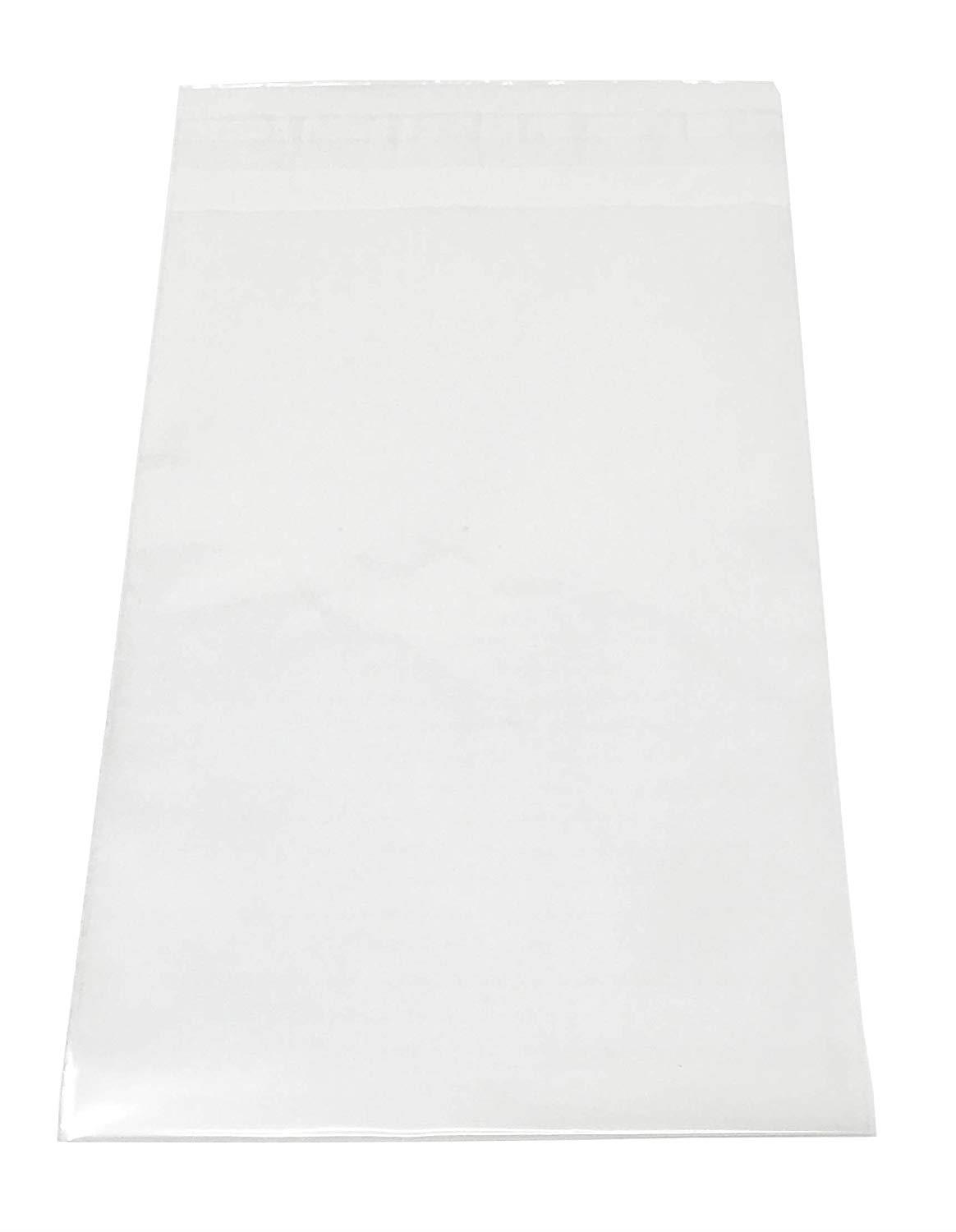 Shop4Mailers 14.5 x 19 Clear Plastic Self Seal Poly Bags 1.5 Mil (100 Pack)