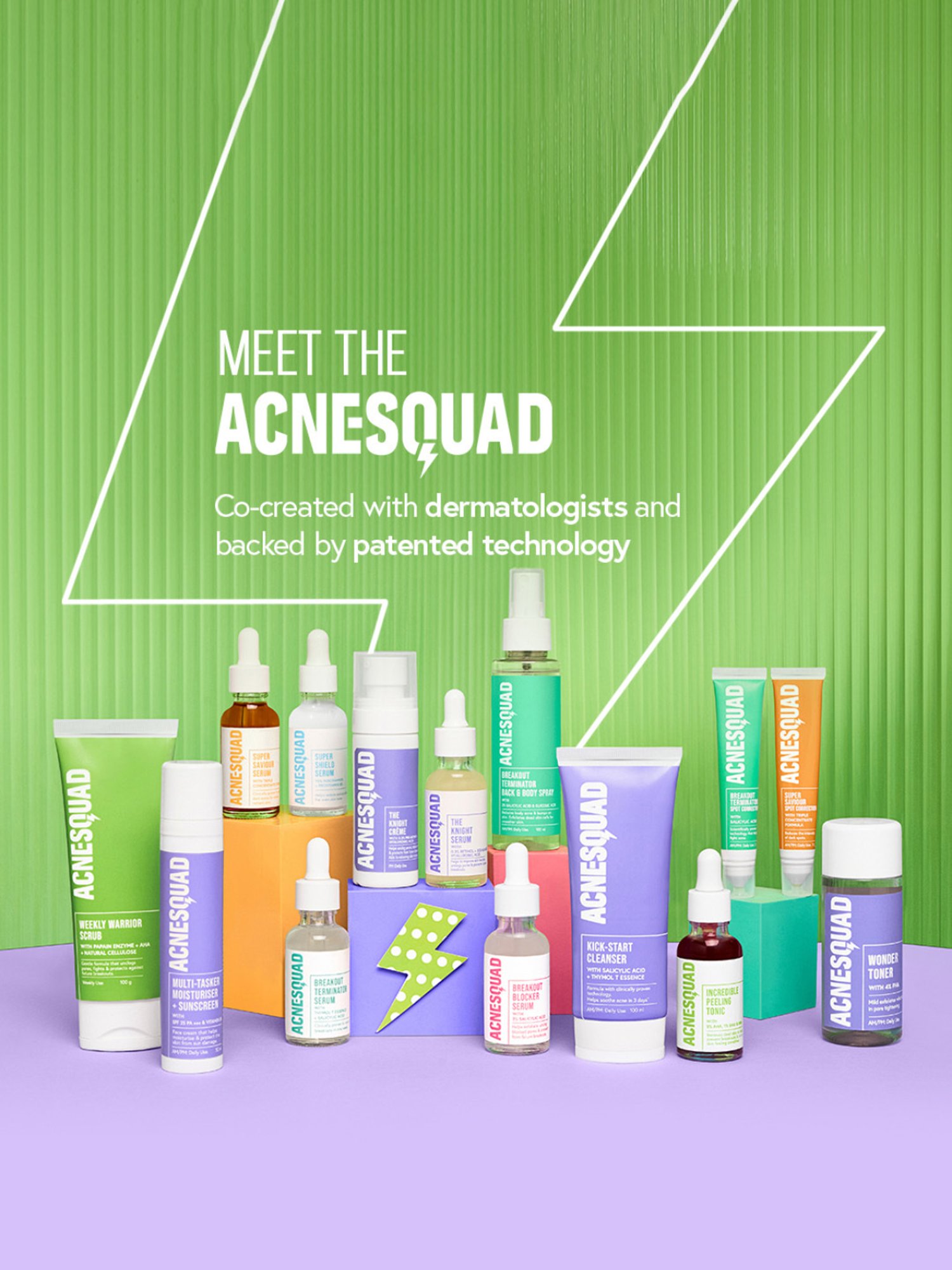 Acne Squad Weekly Warrior Scrub - 100 gm