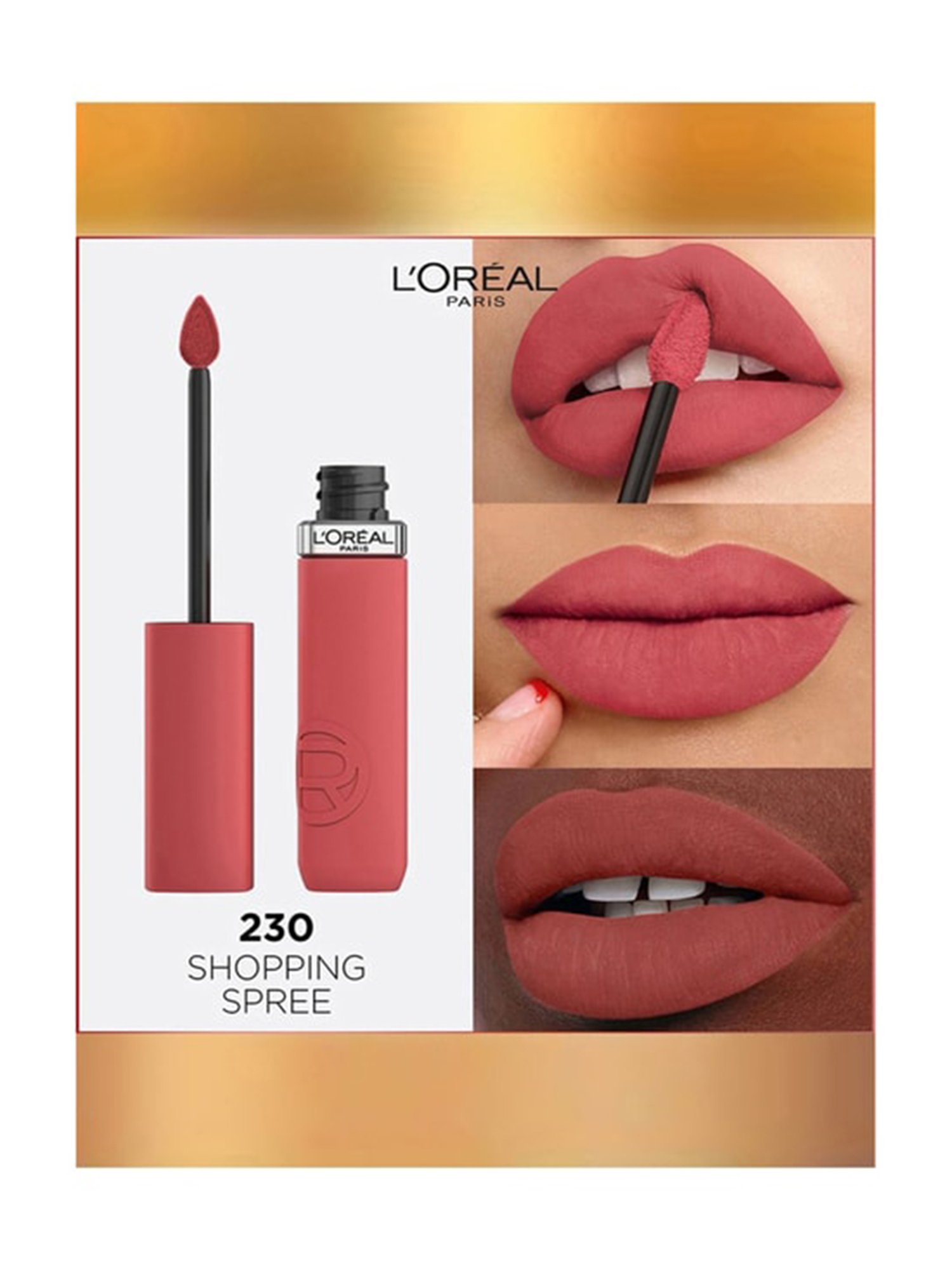 L'Oreal Paris Infallible Matte Resistance Liquid Lipstick 230 Shopping Spree - 5 ml