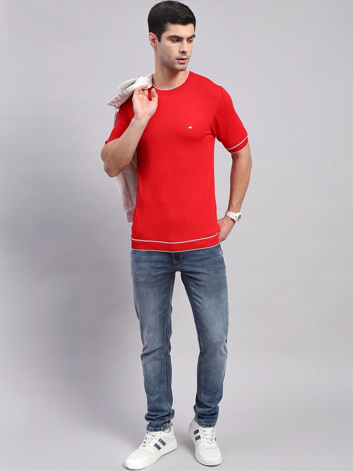 Monte Carlo Red Regular Fit T-Shirt