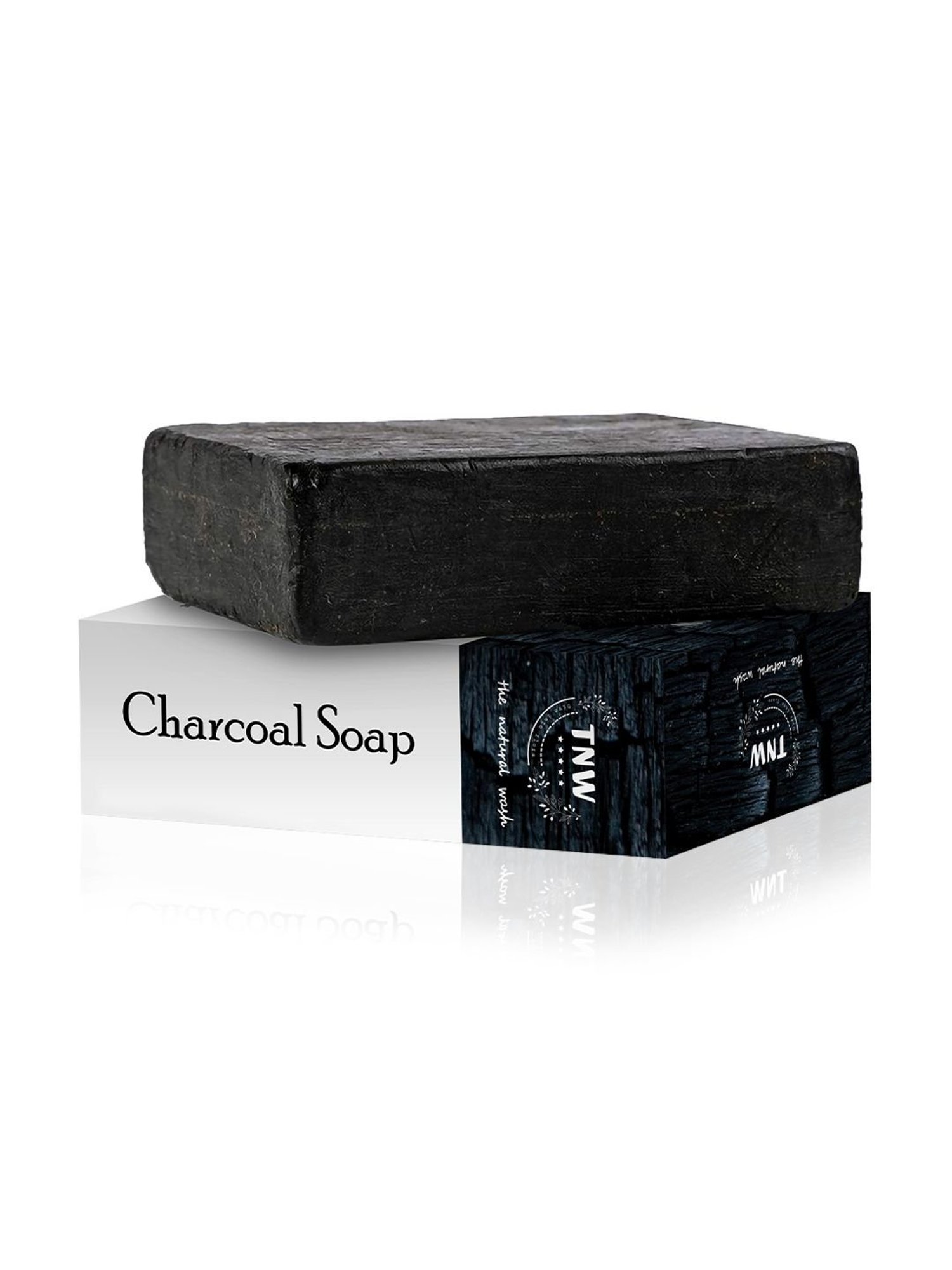 TNW-The Natural Wash Handmade Activated Charcoal Soap - 100 gm