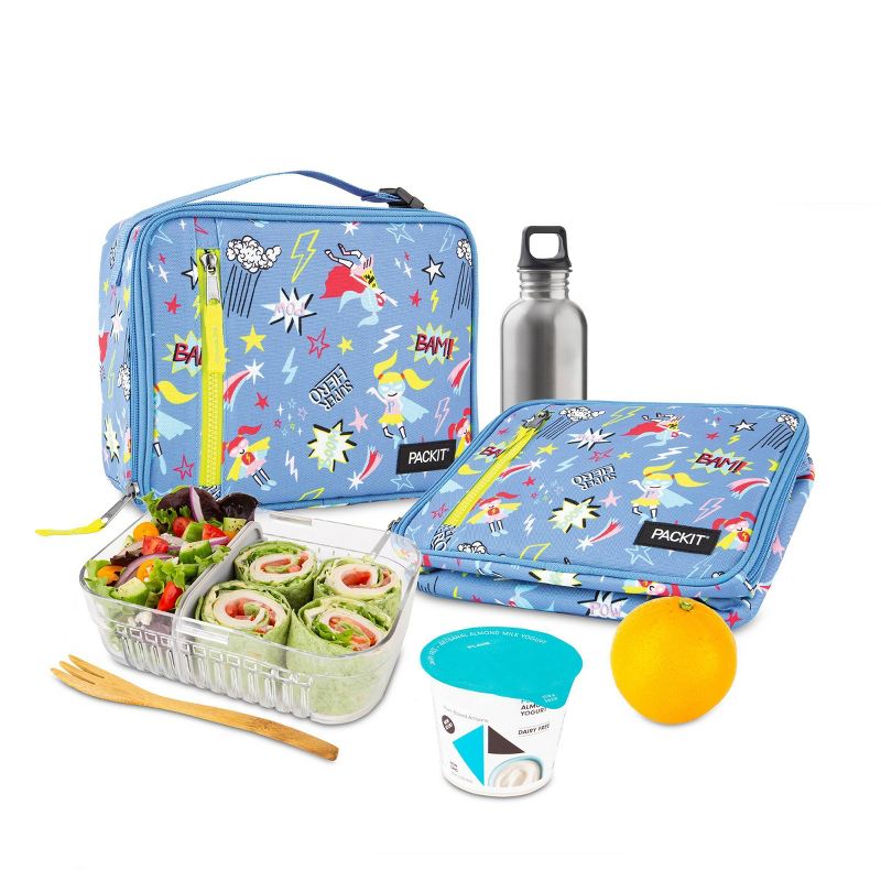 Packit Freezable Classic Lunch Box - P the SuperHero
