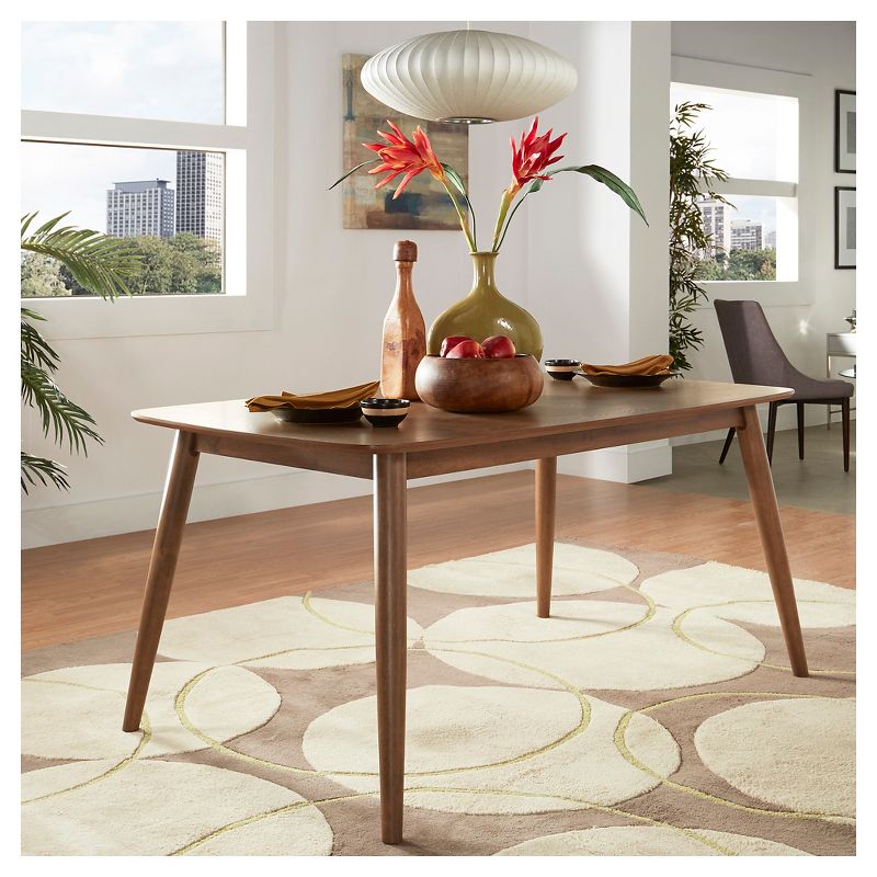 Cortland Danish Modern Dining Table Walnut - Inspire Q