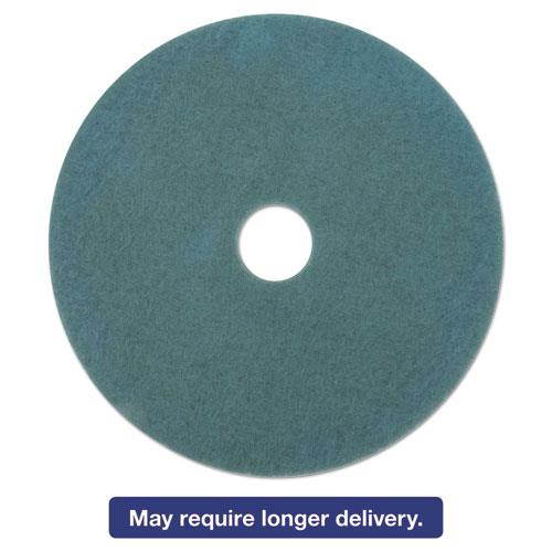 Ultra High-Speed High Burnish Floor Pads, 19-Inch, Aqua, 5/Carton BWK4019AQU