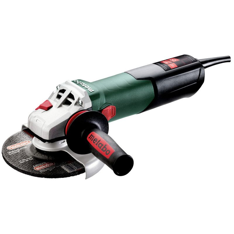Metabo 603632420 W 13-150 Quick 12 Amp 10,000 RPM 6 in. Corded Angle Grinder with Lock-on