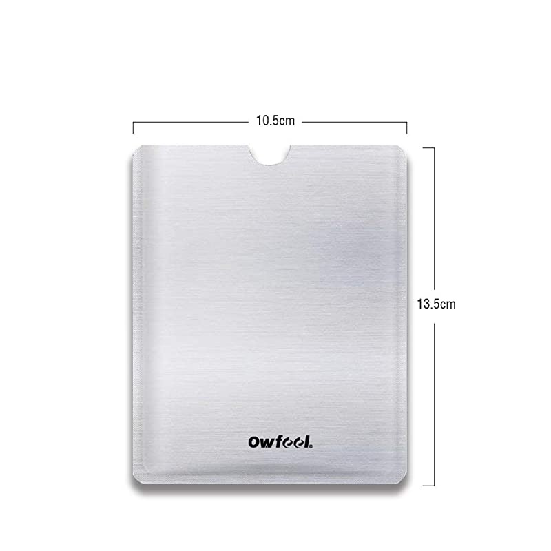 RFID Blocking Passport Protectors Anti Theft Credit Card Passport Sleeves Waterproof Antidegaussing Passport Holder RFID Shielding Bag for Privacy and Property Safety 10Pack