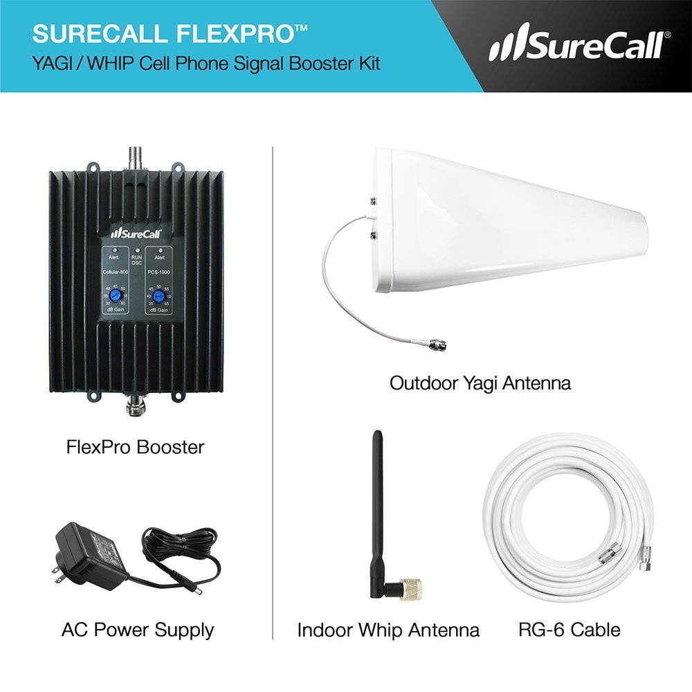 Surecall FlexPro - In-Home Cell Phone Signal Booster Kit