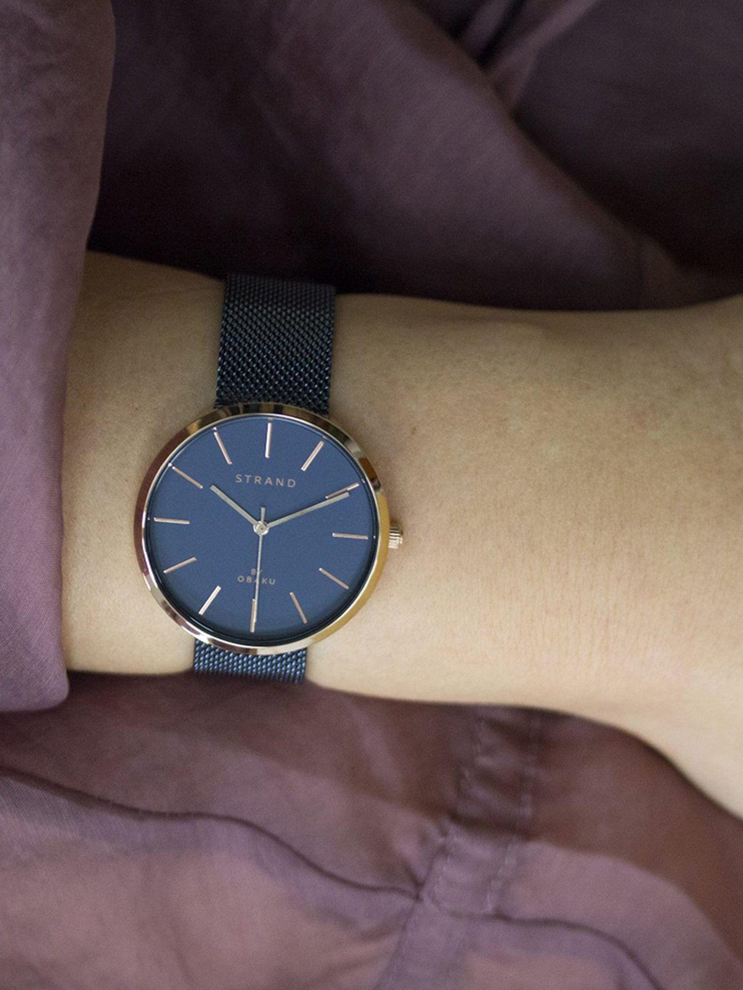 STRAND by Obaku S700LXVLML Sunset Analog Watch for Women