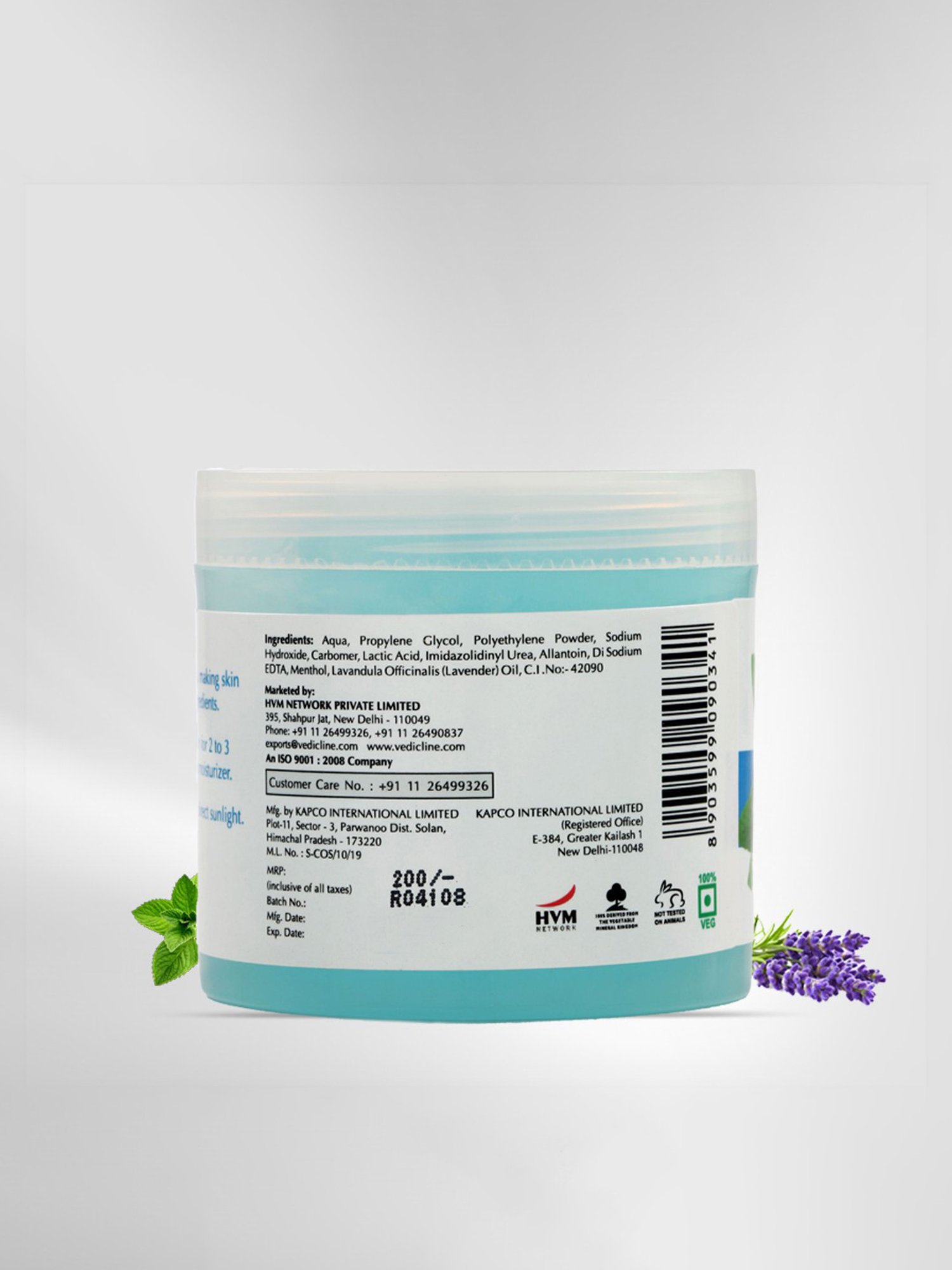 VEDIC LINE Cool Mint Foam Scrub - 100 ml