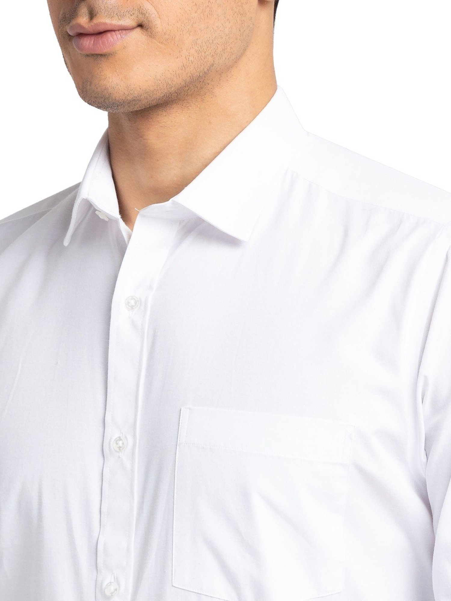Park Avenue White Regular Fit Shirt