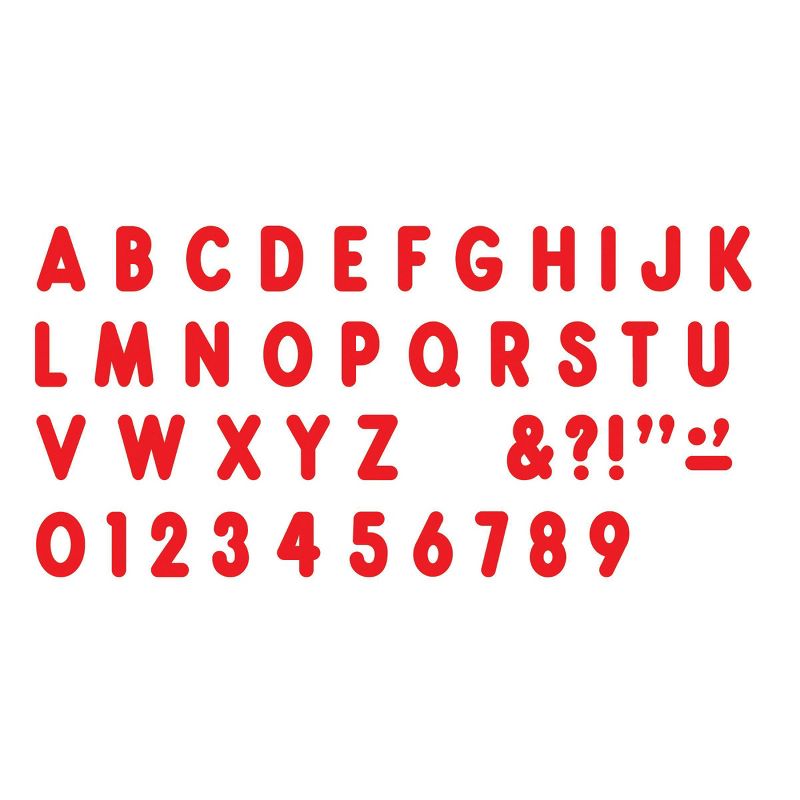 3pk 7" Billboard Uppercase Ready Letters Red - TREND