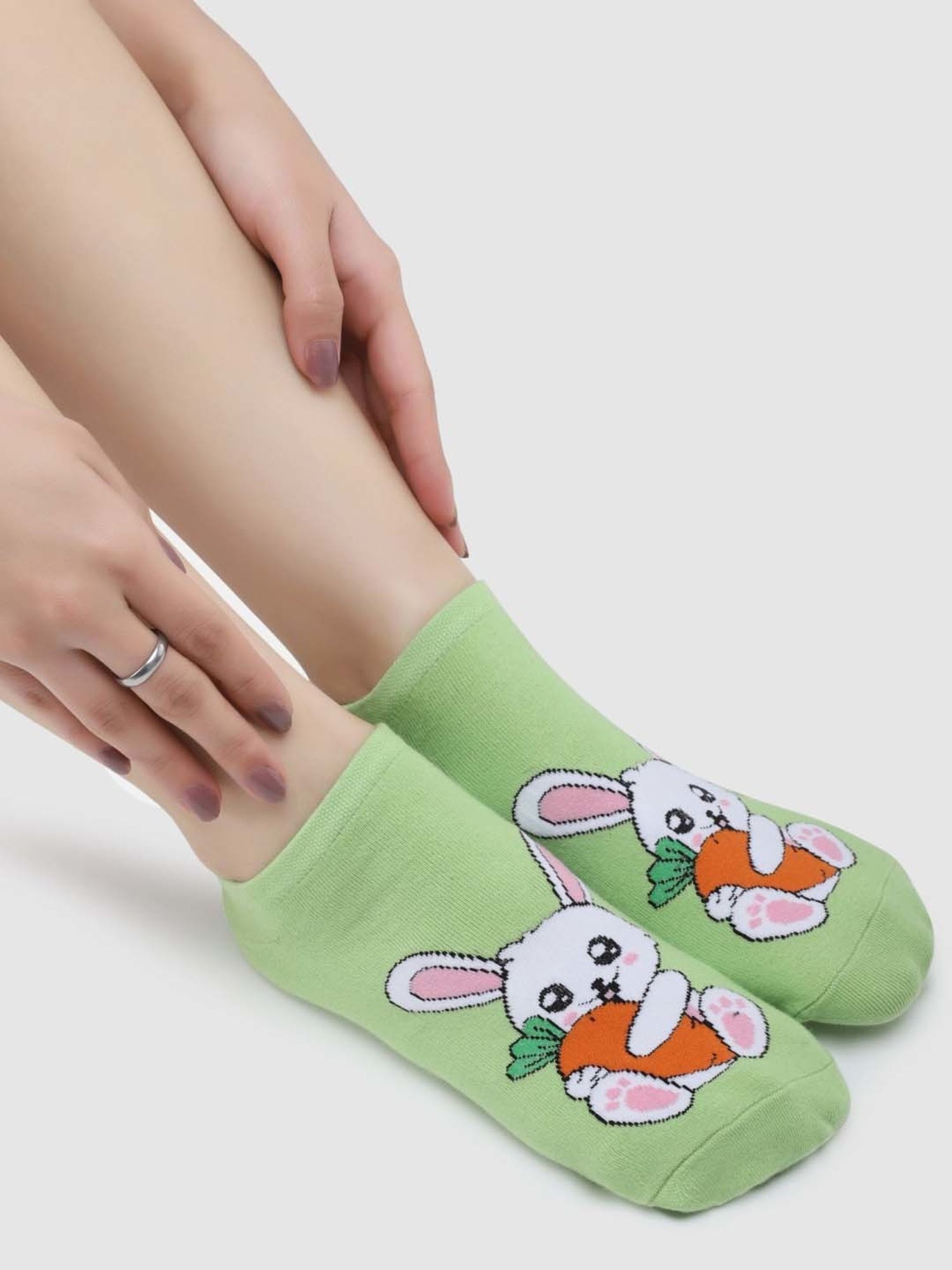 NEXT2SKIN Assorted Color Cotton Sneaker Socks - Pack Of 6