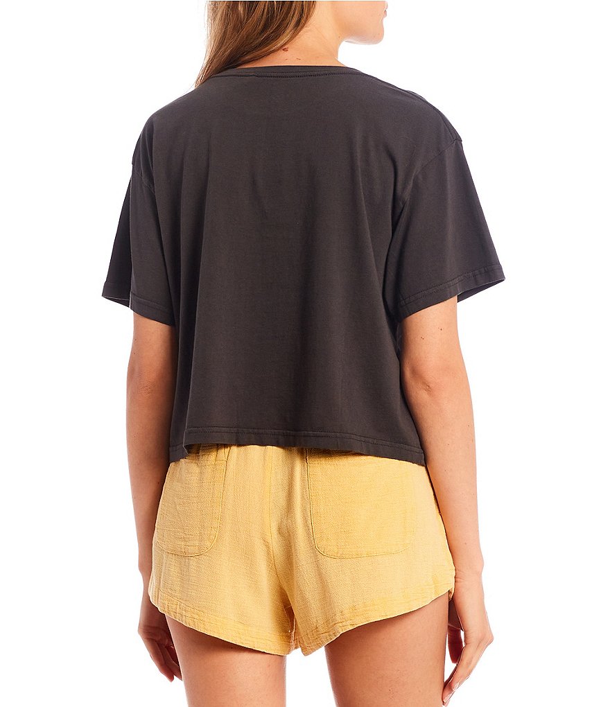 Rip Curl Barrel Destination Short-Sleeve Cropped Jersey Tee