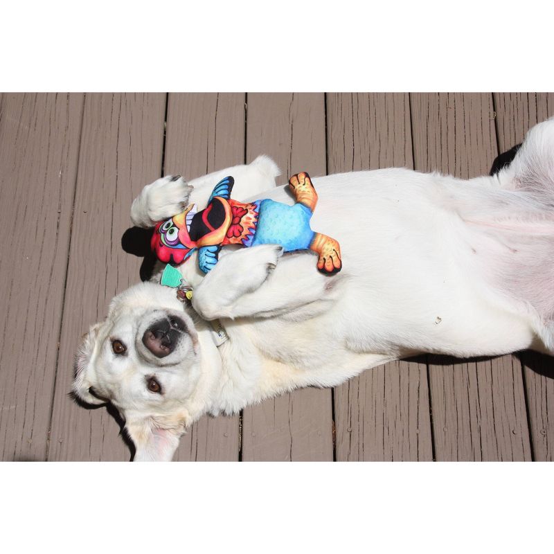 Fuzzu Barnyard Flops Roo Dog Toy