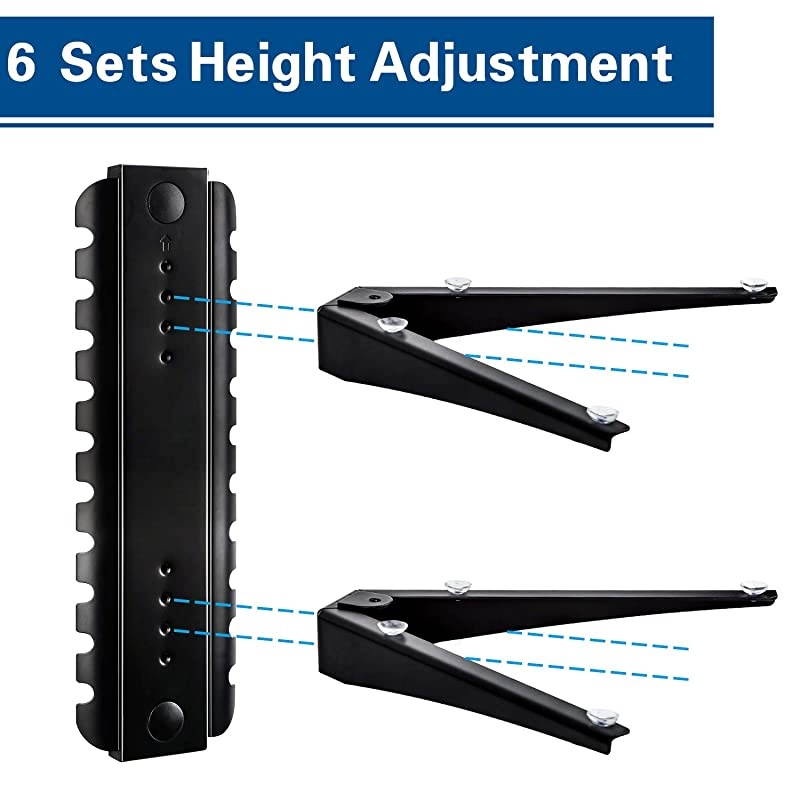 Full Motion TV Wall Mounts TV Bracket for Most, LED,LCD,OLED Flat Screen TV, TV Mount with Perfect Center Design, Full Motion TV Mount with Swivel Articulating Arm (TV Mount with Shelf)