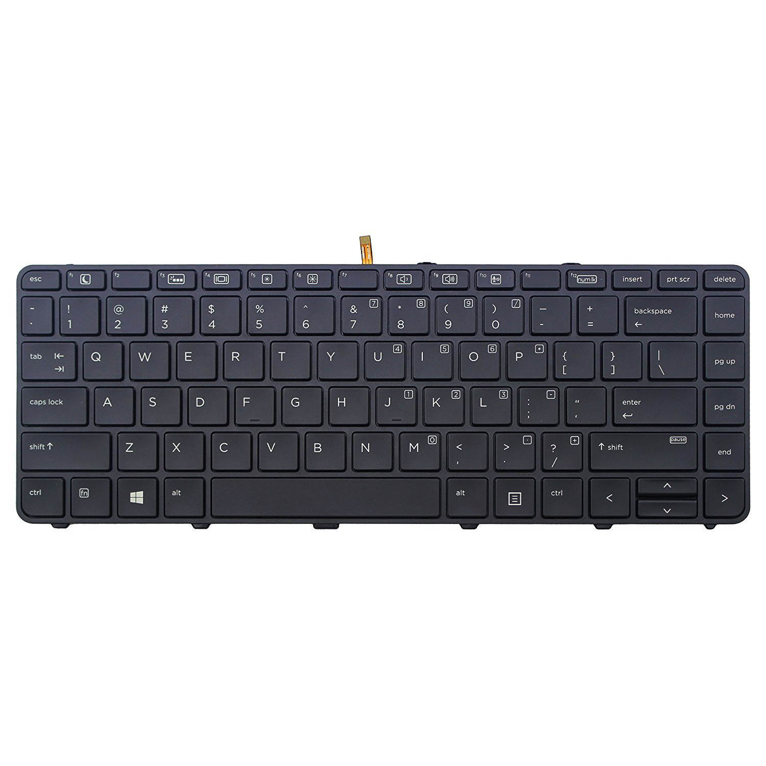 AUTENS Replacement US Keyboard for HP Probook 430 G3/430 G4/440 G3/440 G4/445 G3/640 G2/645 G2 Laptop (Backlight)