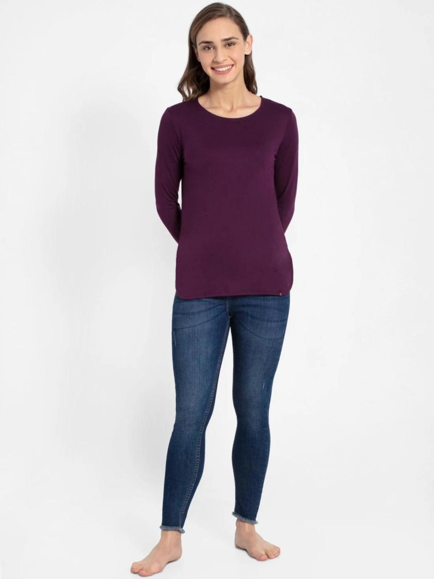 Jockey Purple Slim Fit T-shirt