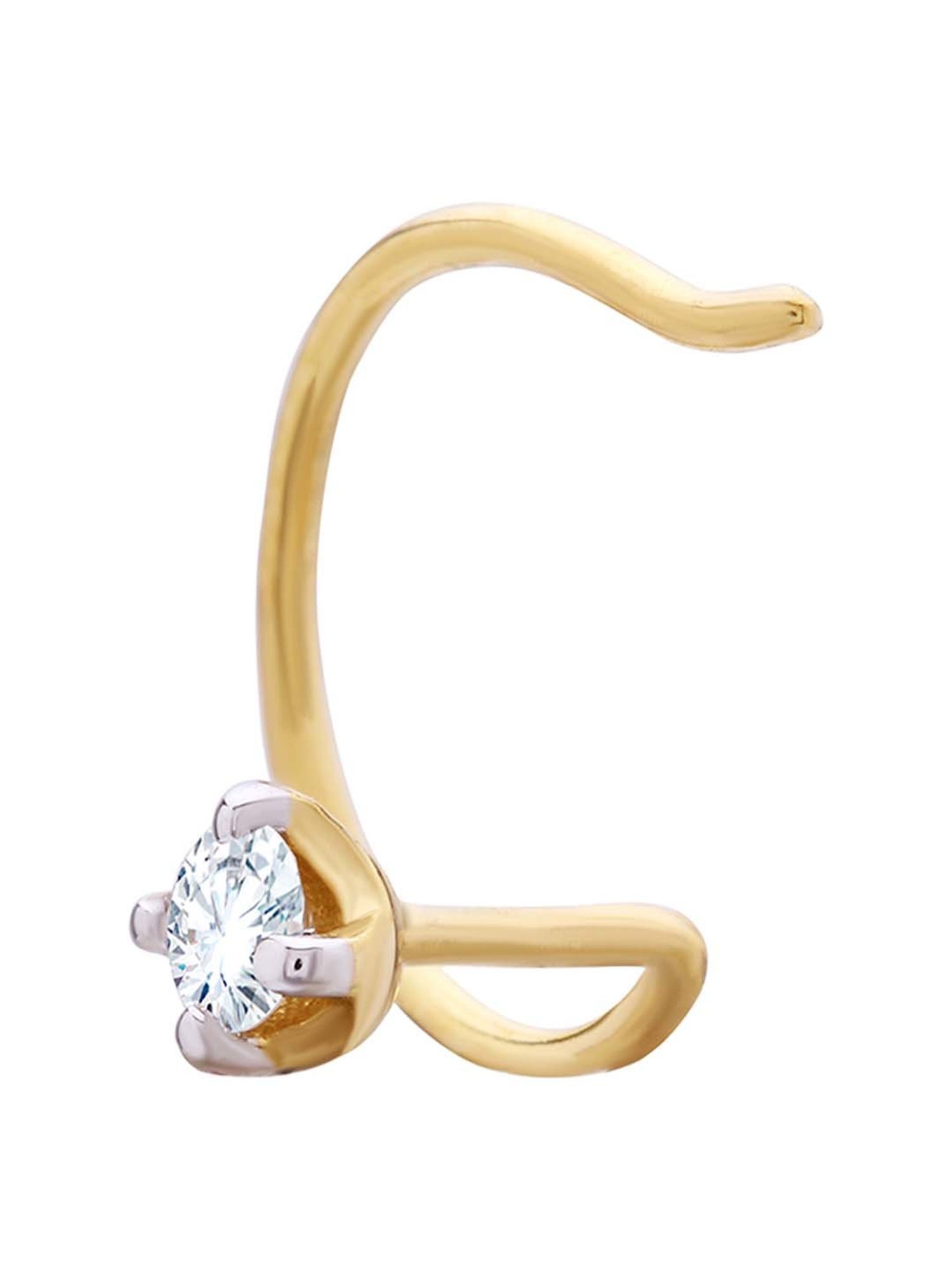 Joyalukkas 18k Gold & Diamond Nosepin