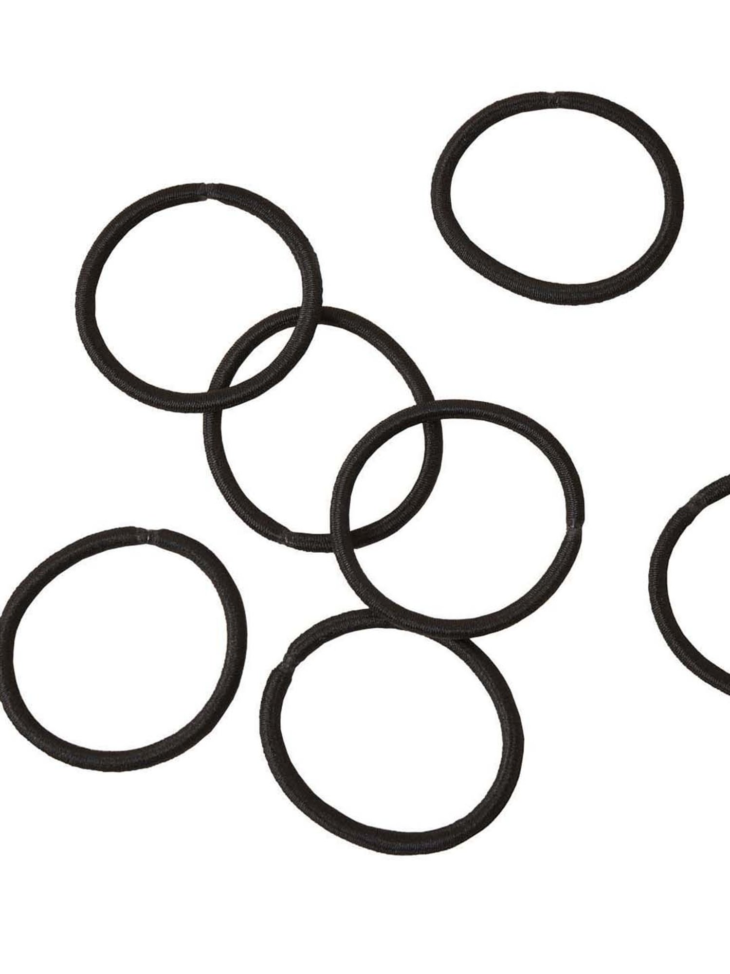 ToniQ White Printed Ponytail Holder Scrunchie