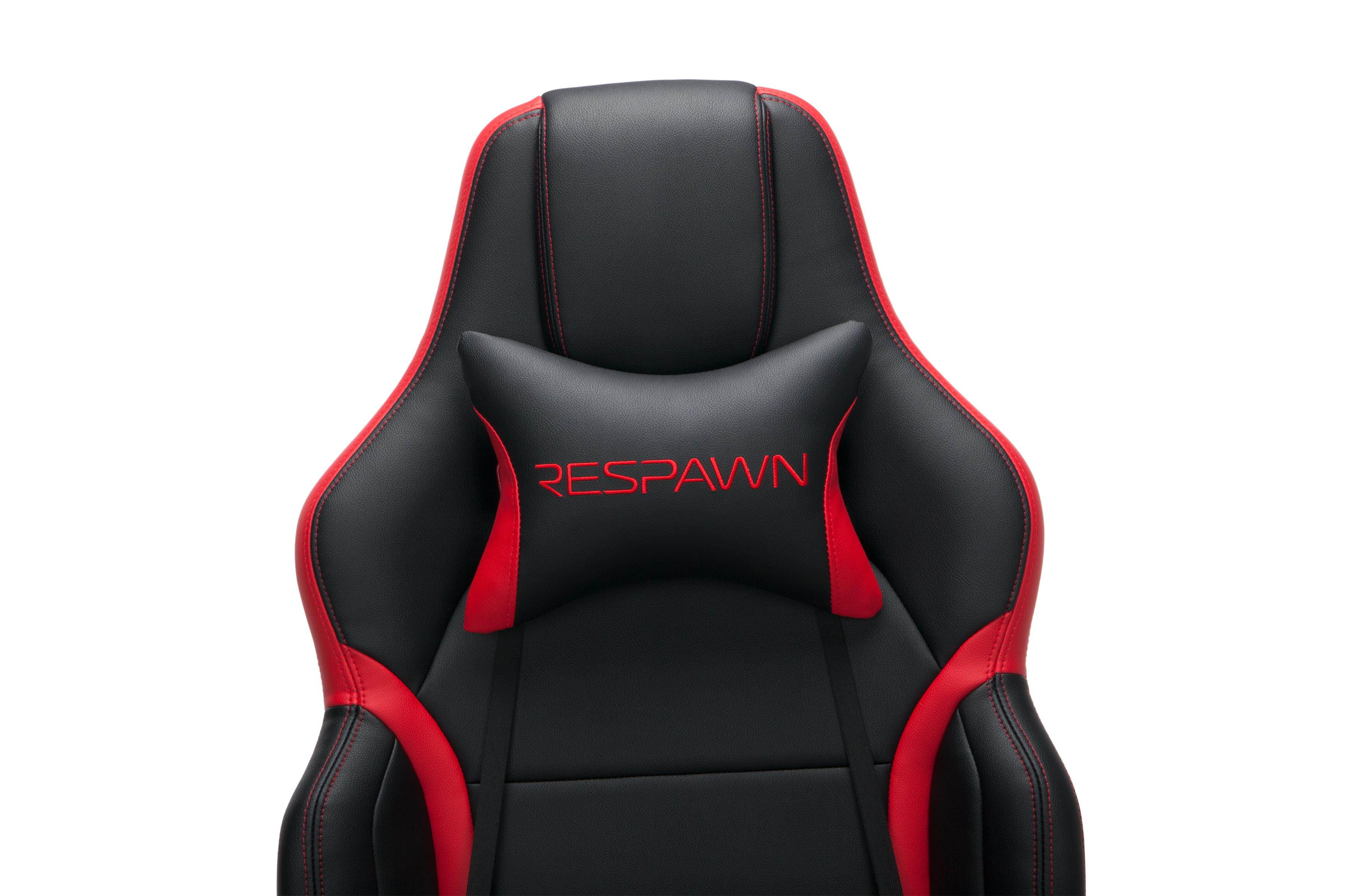 RESPAWN 400 Big and Tall Racing Style Gaming Chair, in Red (RSP-400-RED)