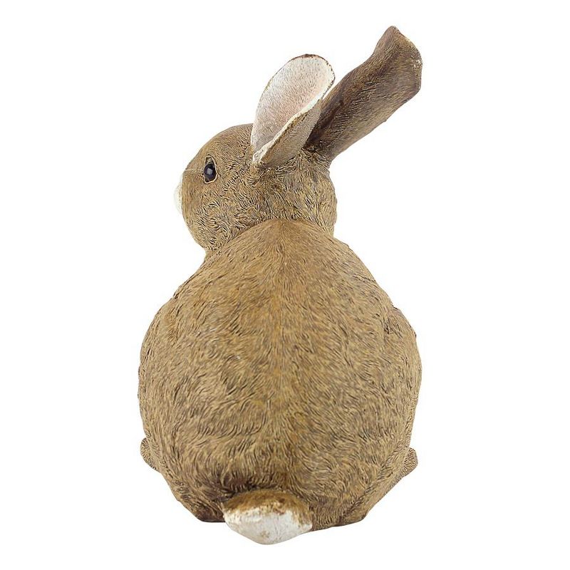 Design Toscano Bashful, The Bunny, Lying Down Garden Rabbit Statue - Brown