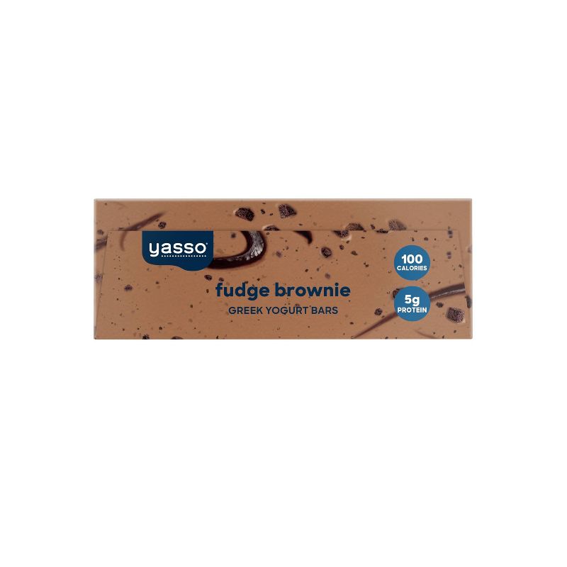Yasso Frozen Greek Yogurt - Fudge Brownie Bars - 4ct