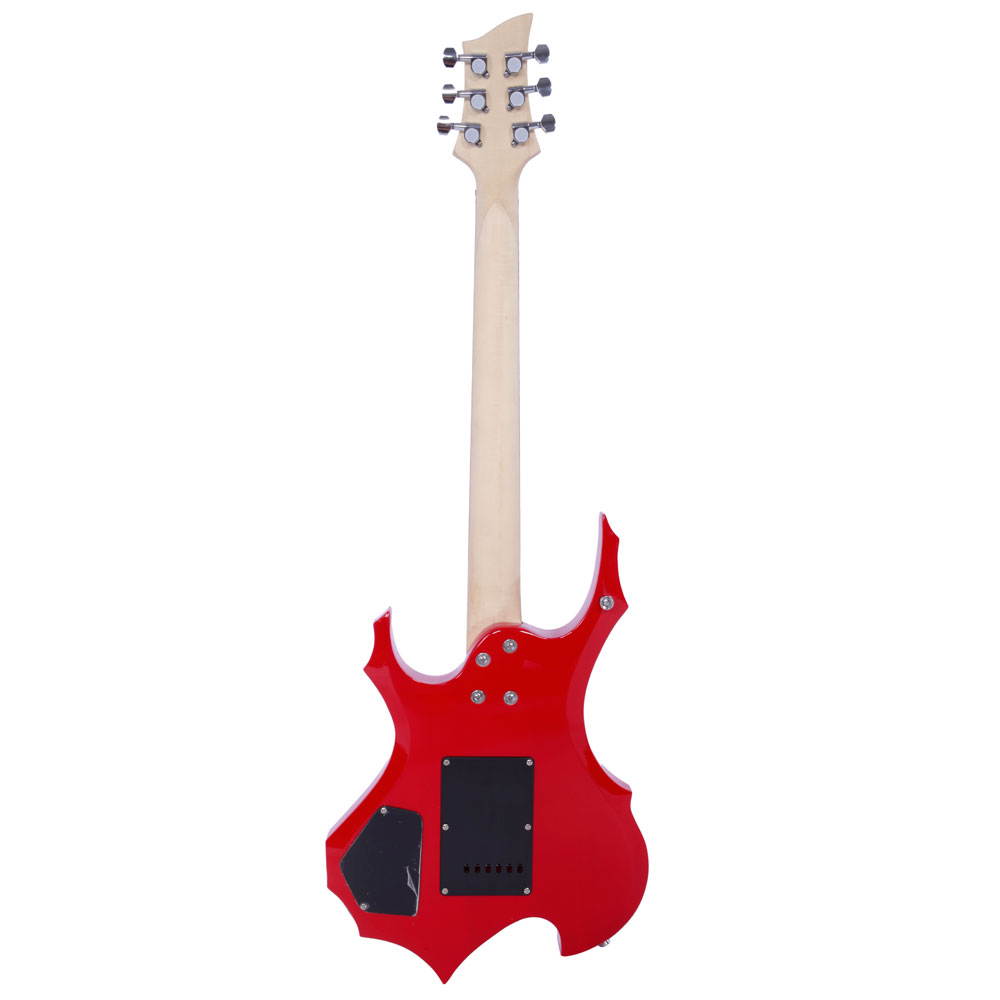 New Red Flame Type Beginner Practice Right-Handed Electric Guitar Set