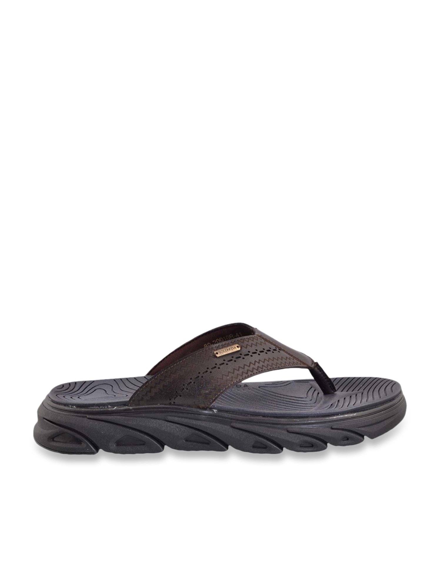 BCK by Buckaroo Men's DETLEF Brown Thong Sandals