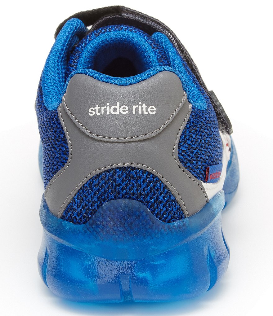 Stride Rite Boys' Lighted Shark Made2Play Washable Sneakers (Youth)