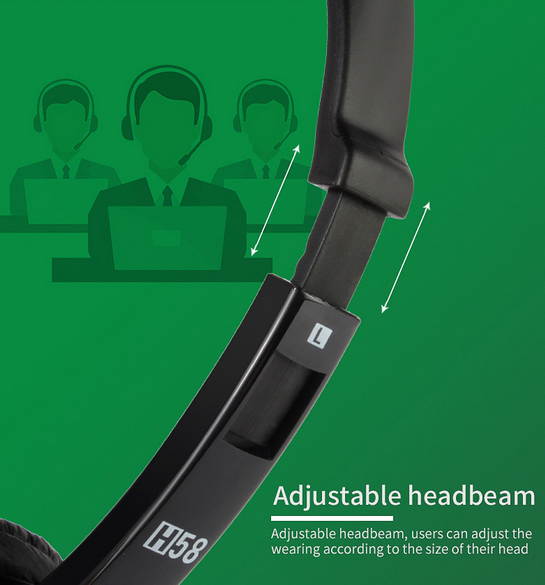 USB Headset with Noise Cancelling Micphone 3.5mm Wired Computer Headphone with Volume Control Function Call Center Earphone for Business Office, Skype, Webinar, Phone, PC, Tablet, Classroom and Home