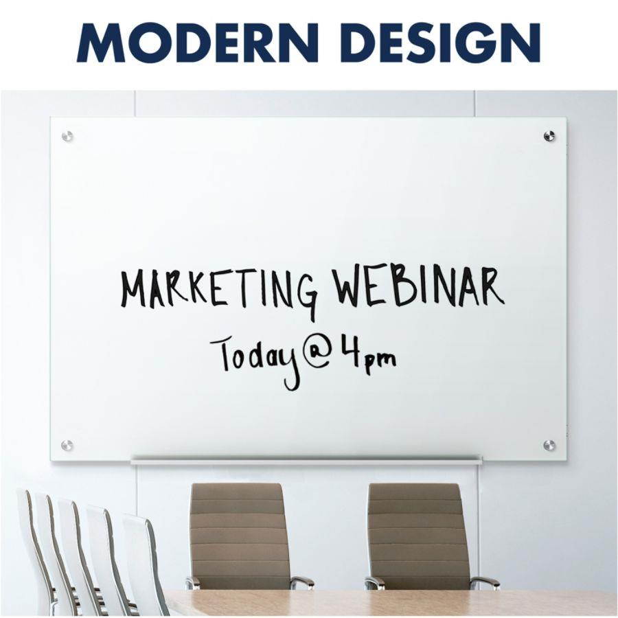 Quartet G2418NMW Infinity Glass Dry-Erase Boar, 24" x 18", Framless - 1 Each