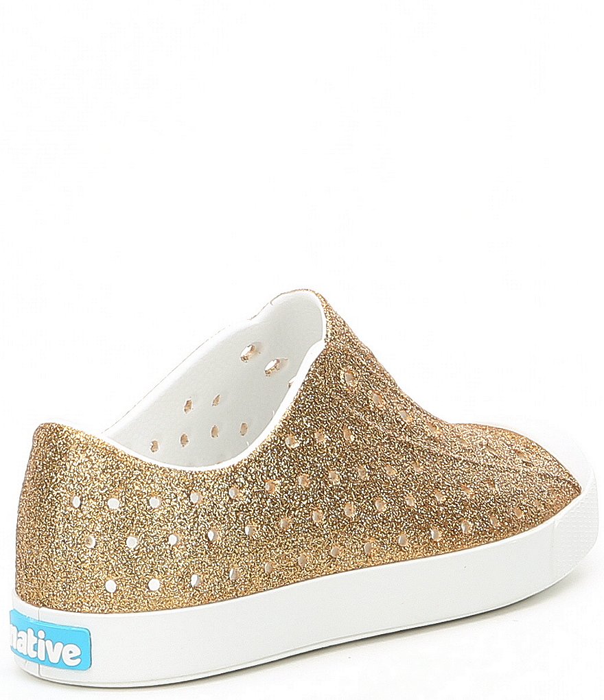 Native Girls' Jefferson Bling Glitter Slip-On Sneakers (Infant)