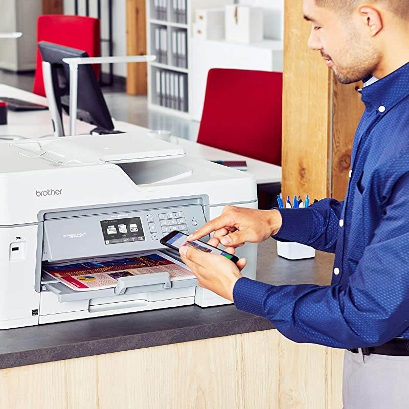 MFCJ6545DWXL INKvestmentTank Color Inkjet AllinOne Duplex Printer Wireless and Ethernet Connectivity includes upto 2Year of InkinBox