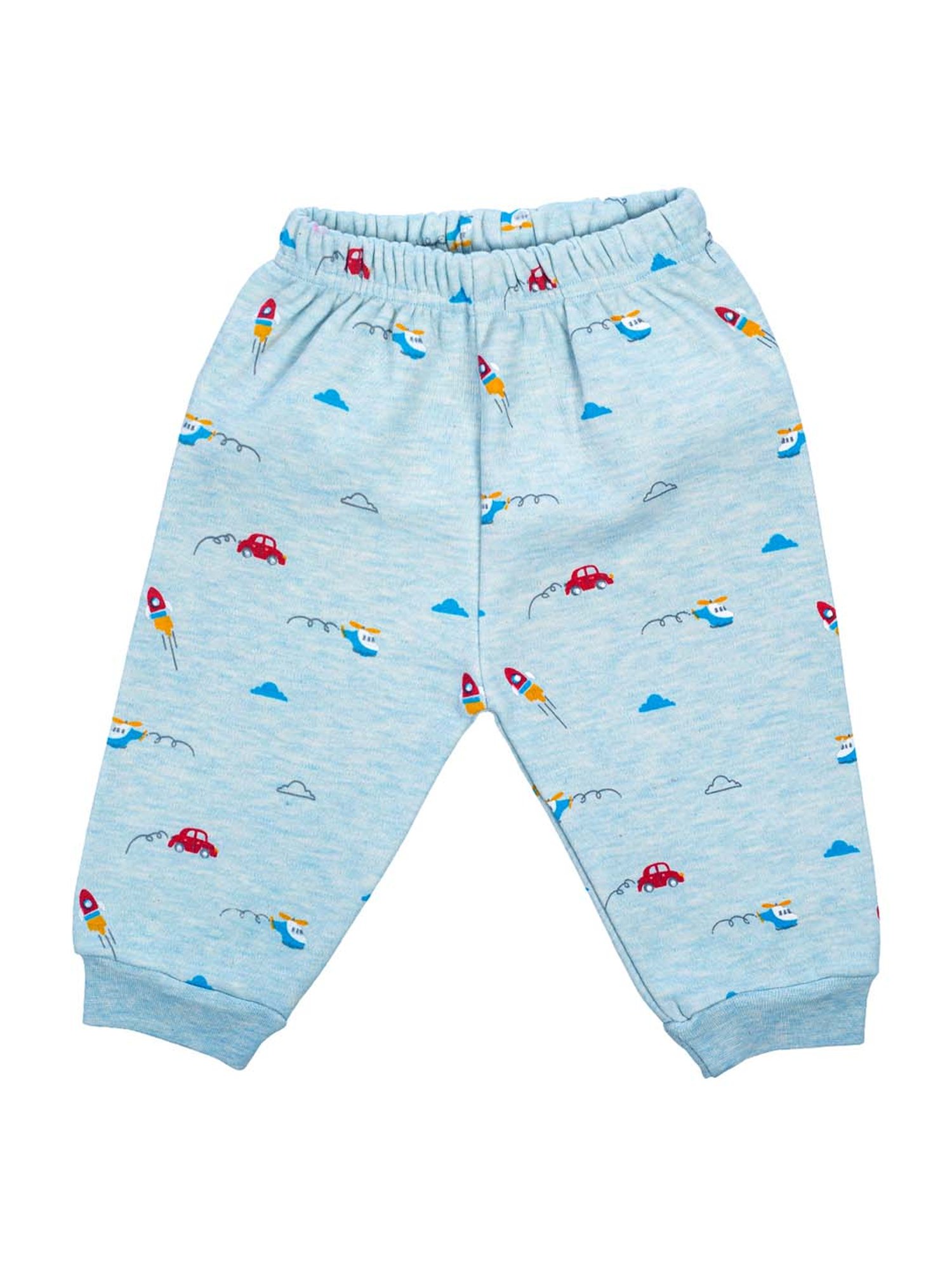 Mee Mee Boys Blue Printed Top & Joggers