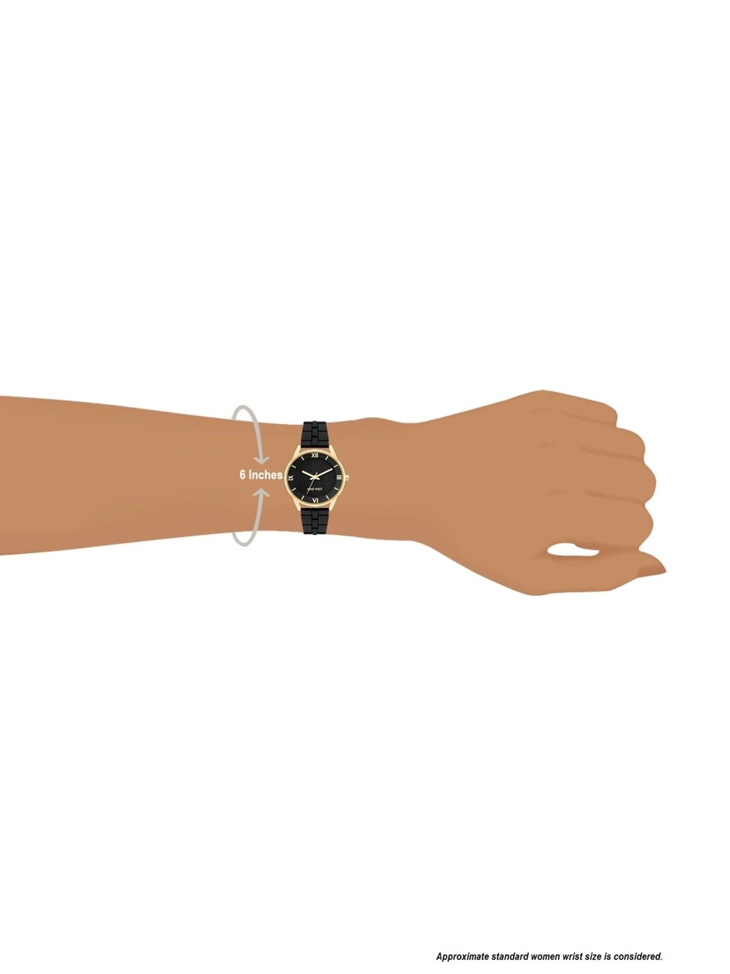 Nine West NW-2960GPBK Analog Watch for Women